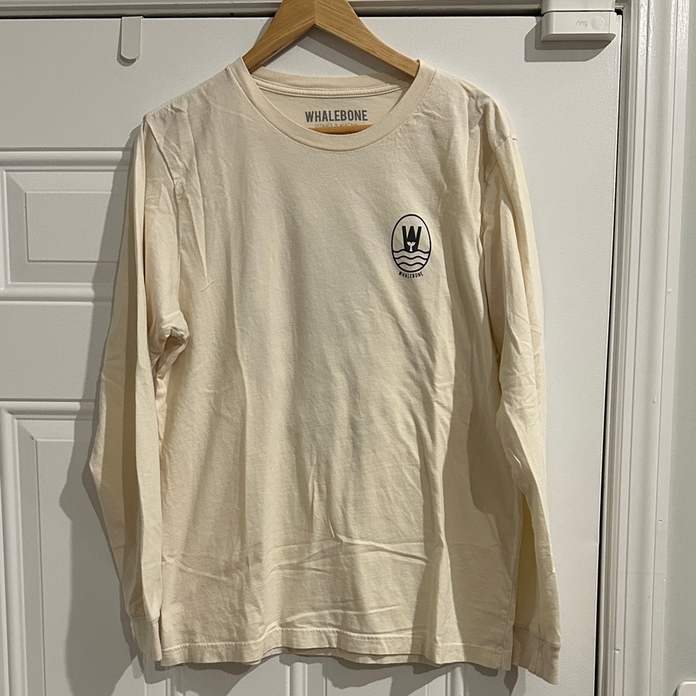 Whalebone long sleeve logo tee size large